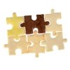 Zestaw Plastikowych Wykrojników/ Forma do Odciskania - PUZZLE - 3szt.
